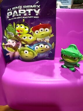 Disney Green Alien Figure with Crocodile Costume